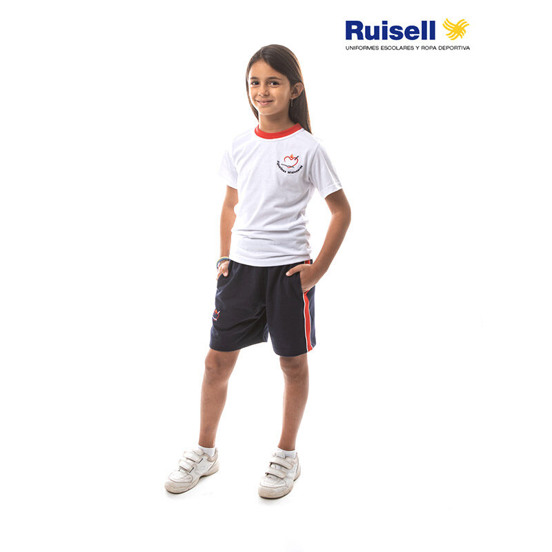 Bermuda de 2 bolsillos. Escuelas Agustinas Misioneras. Ruisell