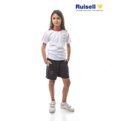 Camiseta de manga corta. Escuelas Agustinas Misioneras. Ropa Deportiva