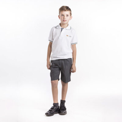 Polo granito manga corta. Colegio CEU