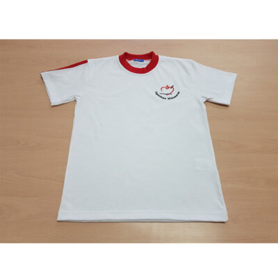Camiseta de manga corta. Escuelas Agustinas Misioneras. Ropa Deportiva