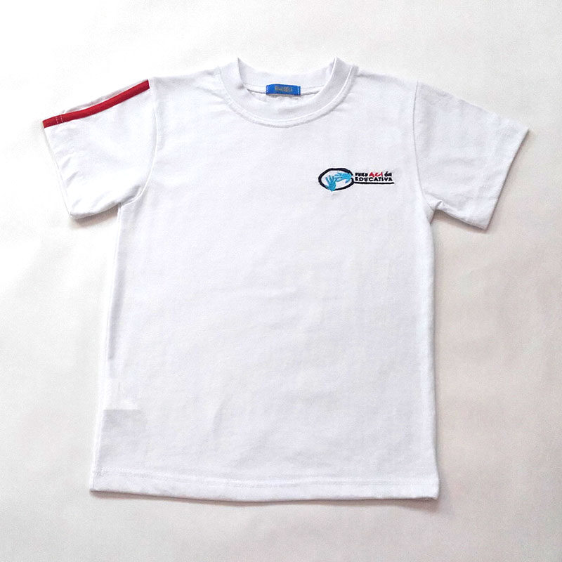 Camiseta de manga corta blanca