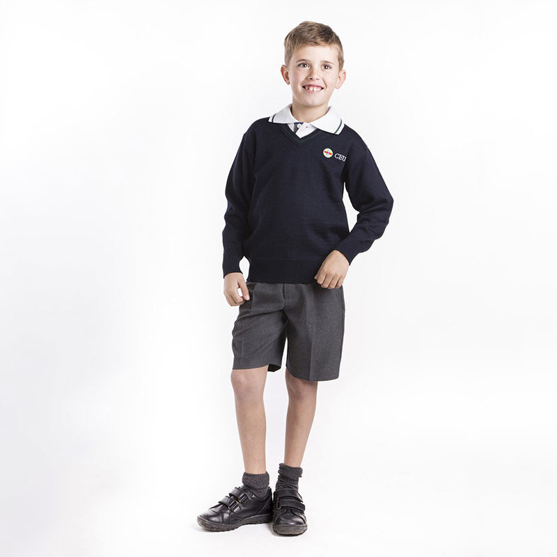 Pantalón de vestir corto. Colegio CEU