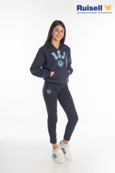 Sudadera capucha de manga larga