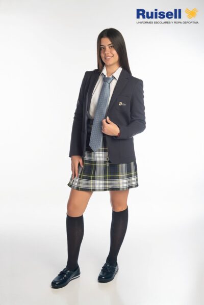 Corbata azul secundaria