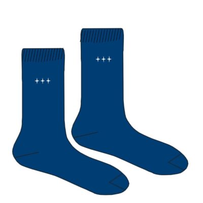 Calcetin Corto Azul